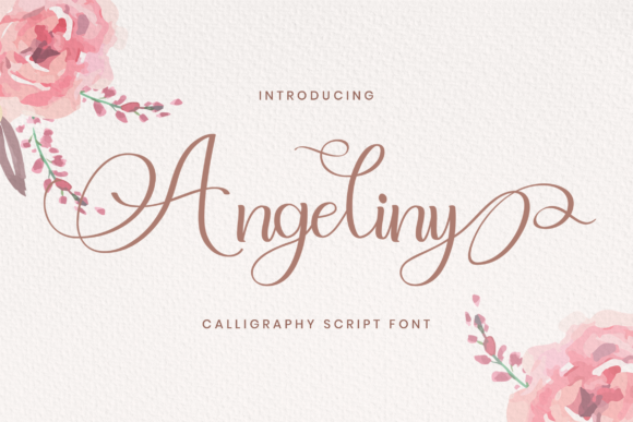 Angeliny Font Angeliny Font Poster 1