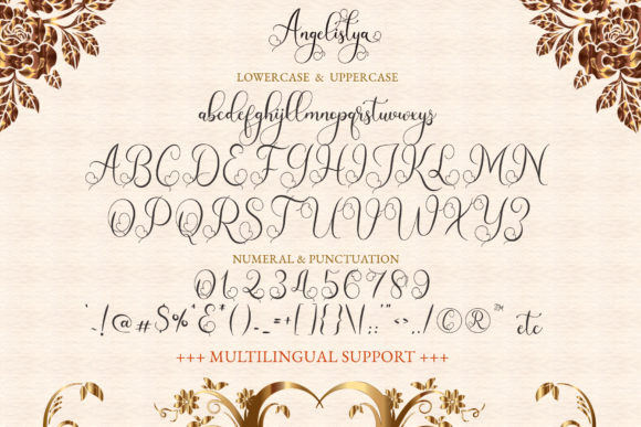 Angelistya Font Poster 10