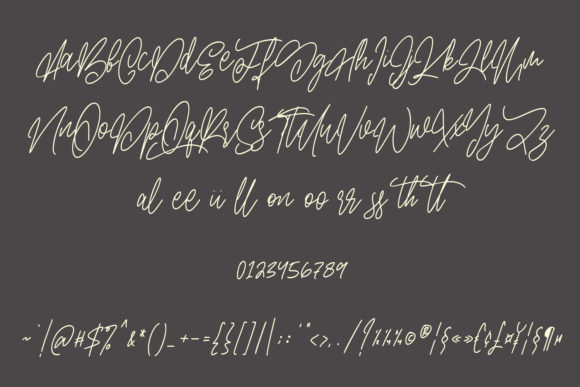 Angellica Font Poster 4