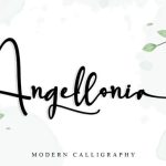 Angellonia Font Poster 1