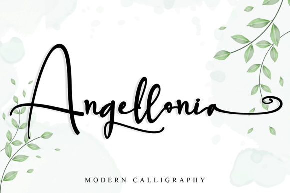 Angellonia Font Poster 1