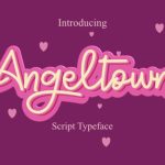 Angeltown Font Poster 1