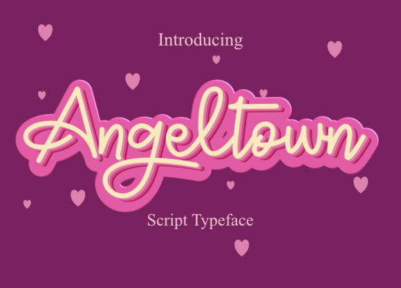 Angeltown Font Poster 1