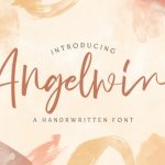 Angelwine Font Poster 1