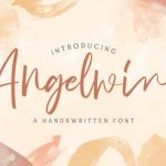 Angelwine Font Poster 1