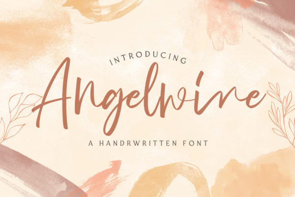 Angelwine Font Poster 1