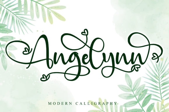 Angelynn Font Poster 1