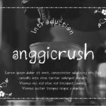 Anggicrush Font Poster 1