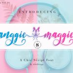 Anggie & Maggie Font Poster 1