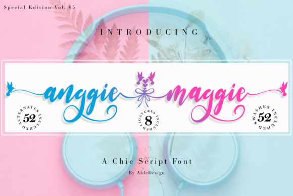 Anggie & Maggie Font Poster 1