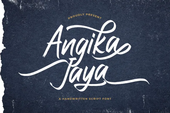 Angika Jaya Font Angika Jaya Font Poster 1