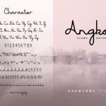 Angkoh Font Poster 2