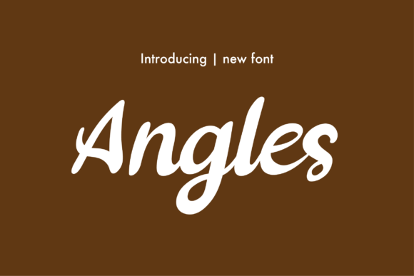 Angles Font Poster 1