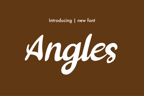 Angles Font Angles Font Poster 1