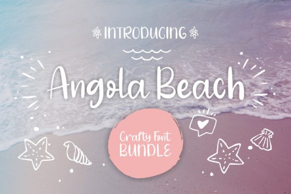 Angola Beach Font Poster 1