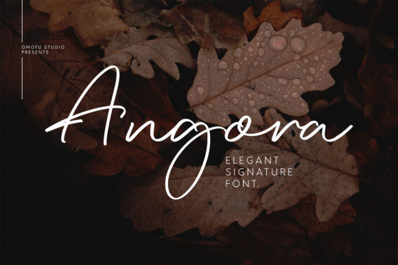 Angora Font Poster 1