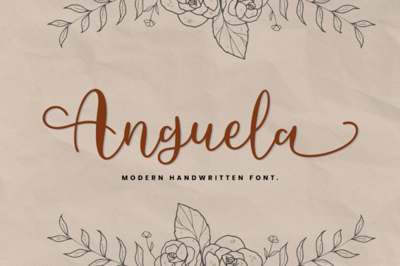 Anguela Font Poster 1