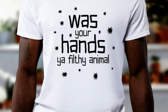 Animal Cute Font Poster 2