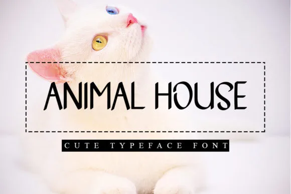 Animal House Font Poster 1