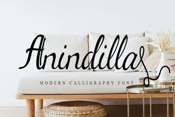 Anindilla Font Anindilla Font Poster 1