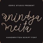 Anindya Meita Font Poster 2