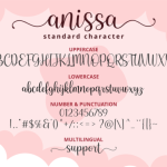 Anissa Font Poster 4