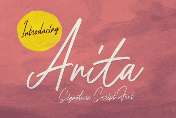 Anita Font Poster 1