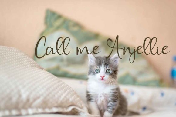 Anjellie Font Poster 3