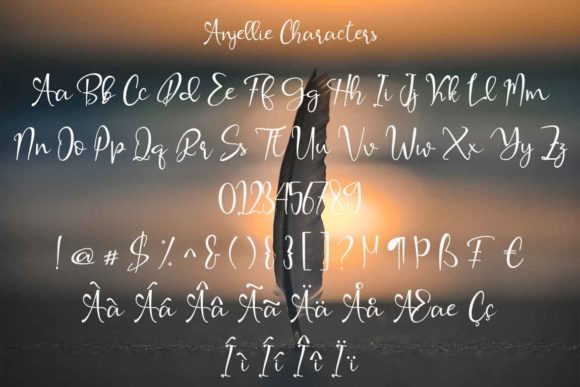 Anjellie Font Poster 5