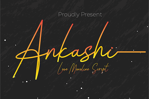 Ankashi Font Ankashi Font Poster 1