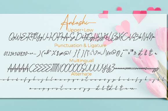 Ankashi Font Poster 9