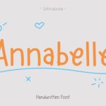 Annabelle Font Poster 1