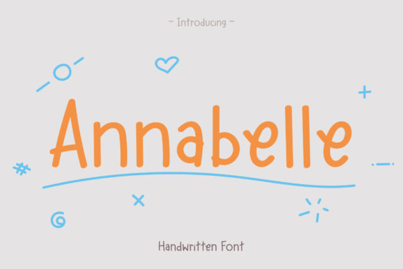 Annabelle Font Poster 1