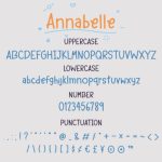 Annabelle Font Poster 3