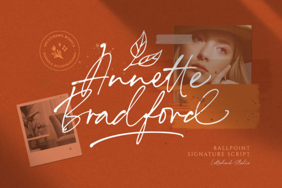 Annette Bradford Font Poster 1