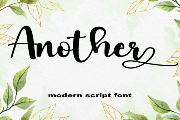 Another Font Poster 1