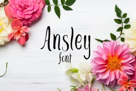 Ansley Font Poster 1