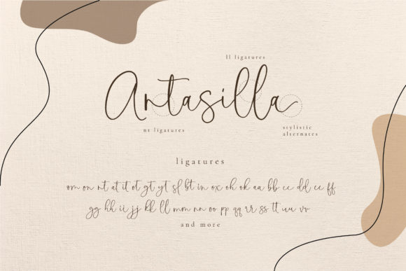 Antasilla Font Poster 11