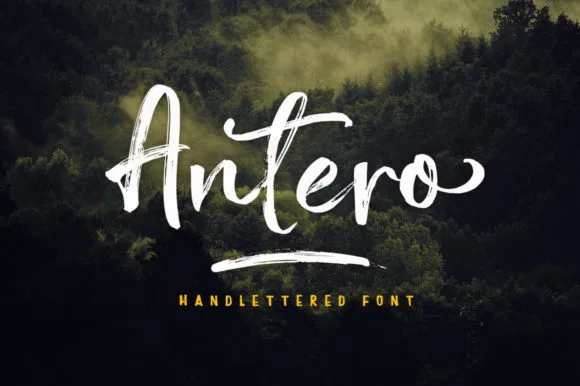 Antero Font Antero Font Poster 1