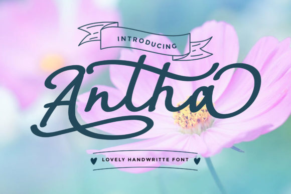 Antha Font Poster 1