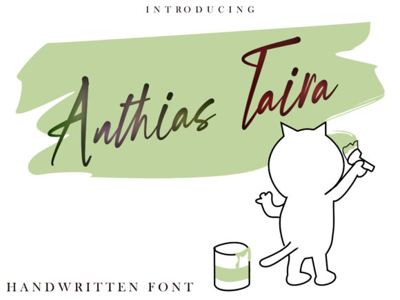 Anthias Taira Font Poster 1