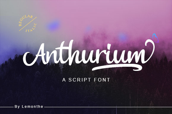 Anthurium Font