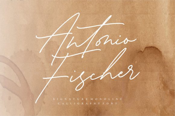 Antonio Fischer Font Poster 1