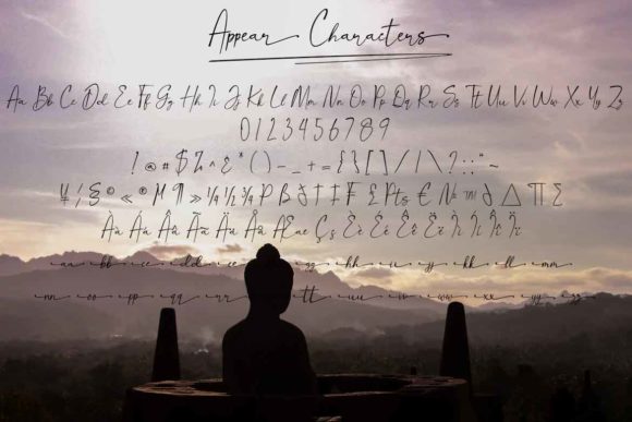 Appear Font Poster 5