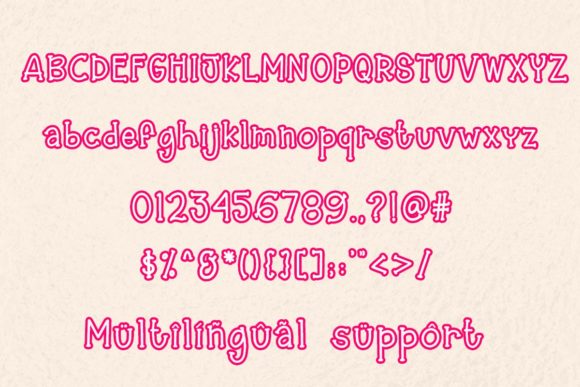 Apple Chips Font Poster 3