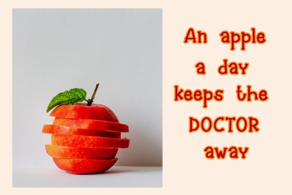 Apple Chips Font Poster 4