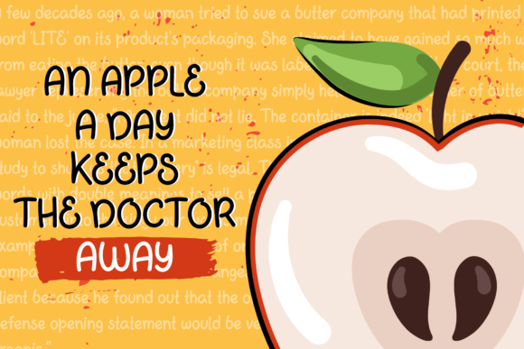 Apple Jam Font Poster 2