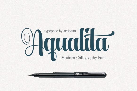 Aqualita Font Poster 1