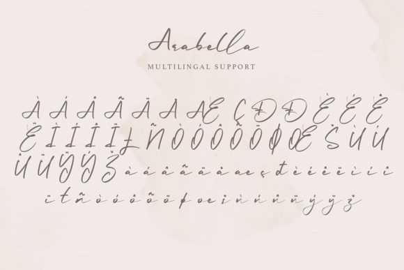 Arabella Font Poster 7