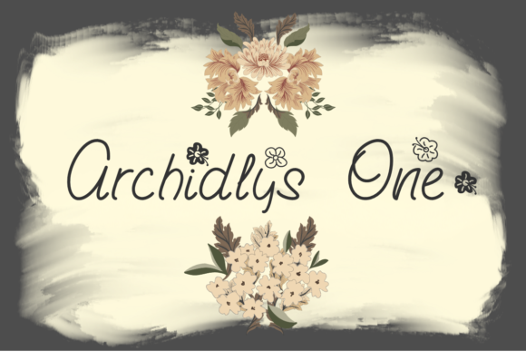 Archidlys One Font Poster 1
